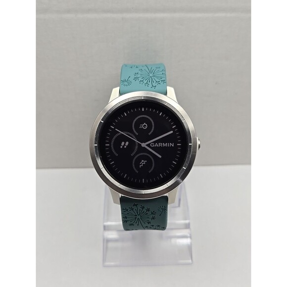 Garmin Vivoactive 3 GPS Smartwatch 44MM White Heart Rate Bluetooth Waterproof HR - Picture 1 of 11